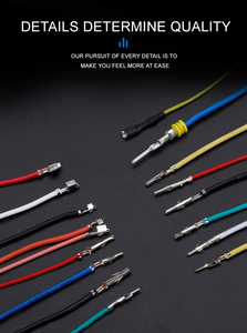 Kabel Jumper Harness Kabel Dupont 2.54mm Pitch ODM OEM Custom 2 3 4 5 6 7 8 9 10 Pin Dupont2.54 Male Female - Product Image 6