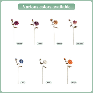 Bouquet de pivoines artificielles en plastique à 2 têtes, gaufrées, pour décoration photo écologique - Product Image 6