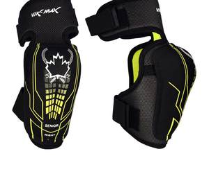 Équipement de hockey sur glace Vik-Max Professional : protège-tibias, pantalon et gants de sport d'extérieur avec rembourrage renforcé et profilé - Product Image 5