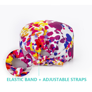 Chapeau chirurgical pour dentiste, pièces, impression dentaire avec boutons, tête <span class=keywords><strong>de</strong></span> soins infirmiers, laboratoire, gommage du laboratoire, chirurgie, boutique d'animaux, chapeau pour salle d'opération pour femmes - Product Image 6