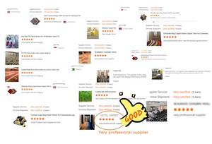 Tappeti Moderni per Soggiorno e Camera <span class=keywords><strong>da</strong></span> <span class=keywords><strong>Letto</strong></span> con Pelo Basso in Velluto Lavabili a Mano con Retro in Poliestere e Lattice - Product Image 5