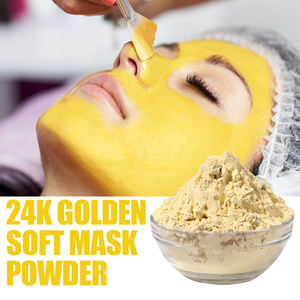 Masque en poudre de gelée dorée 24K au curcuma lyophilisé, masque en gelée coréen pour éclaircir et lutter contre le vieillissement, logo personnalisé, marque privée - Product Image 2