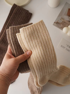 Wholesale Merino <b>Wool</b> Socks Women <b>Wool</b> Socks Winter <b>Thermal</b> Socks Crew Socks Custom Logo <b>Wool</b> Dress Socks - Product Image 4
