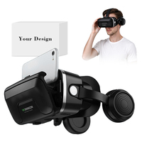 Casque VR autonome ABS, casque de réalité virtuelle sphérique 3D Blue Ray, prend en charge la myopie, casques VR portables avec écouteurs