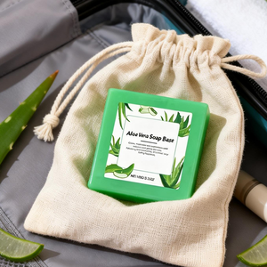 Jabón Sólido Artesanal de Aloe Vera, Orgánico y <span class=keywords><strong>Natural</strong></span>, para Baño, Cuerpo y Rostro, <span class=keywords><strong>Aclarante</strong></span>, Anti-Acné, con Etiqueta Personalizada OEM/ODM - Product Image 1