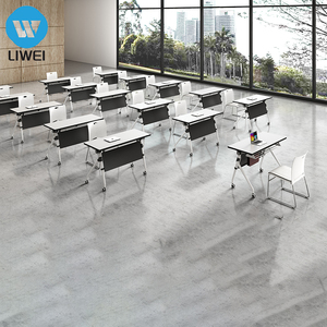Mesa de Conferencia Modular de Melamina E1 para 8 Personas, Extensible, Duradera y Ergonómica, para Sala de Capacitación y Seminarios - Product Image 3