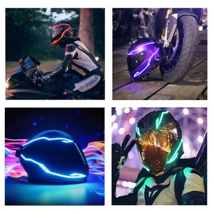 RICHSHINING tiras de luz fría brillante se pueden pegar luces LED con casco de motocicleta atmósfera luz fabricantes que venden - Product Image 6