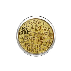 Medalla Colorida del Zodiaco Chino 2025, <span class=keywords><strong>Moneda</strong></span> Conmemorativa del <span class=keywords><strong>Conejo</strong></span> Chapada en Oro, Regalo de la Suerte - Product Image 5