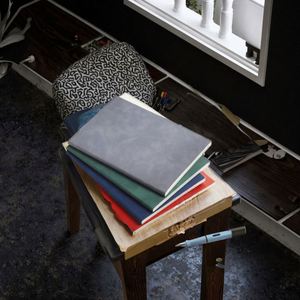 Custom 100gsm A4 Minimalist Notebook Linen PU Leather Office Study Daily Business Travel <b>Creative</b> <b>Gift</b> Idea for Friends - Product Image 4