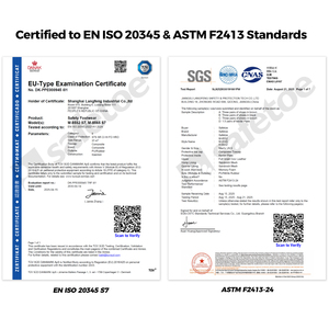 Bottes de sécurité Safetoe résistantes à l'huile et au glissement |   Norme EN ISO 20345 S7 / ASTM |   Cuir véritable imperméable - Product Image 2
