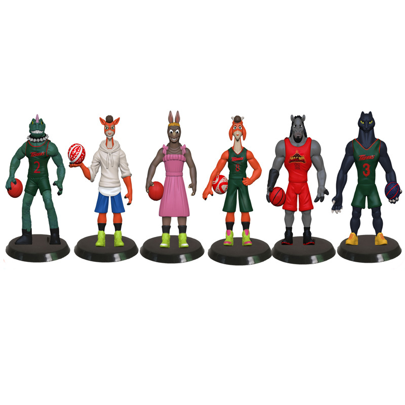 Juego de 6 piezas Goat Peak (en bolsa) con base