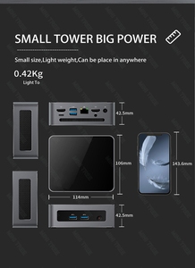 Mini Tree AMD R5 5600H <span class=keywords><strong>CPU</strong></span> Nuevo Mini PC sin ventilador Win10 Win11 DDR4 16GB RAM 512GB SSD NVME WIFI6 BT5.2 HD2.0 USB3.0 NUC PC Gamer - Product Image 3