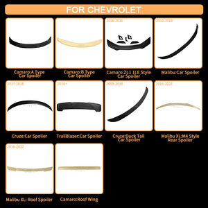 Becquet de voiture ABS en Fiber de carbone M4 Style becquet de coffre arrière pour Chevy <span class=keywords><strong>Chevrolet</strong></span> <span class=keywords><strong>Malibu</strong></span> XL 2016-2022 - Product Image 3