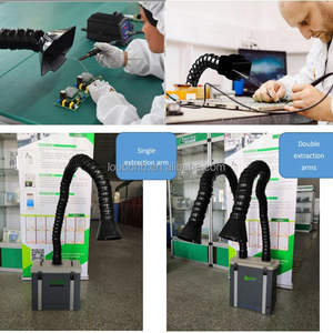 Dispositif d'évacuation des fumées 200W avec deux bras d'aspiration pour salon de manucure à <span class=keywords><strong>souder</strong></span> - Product Image 6