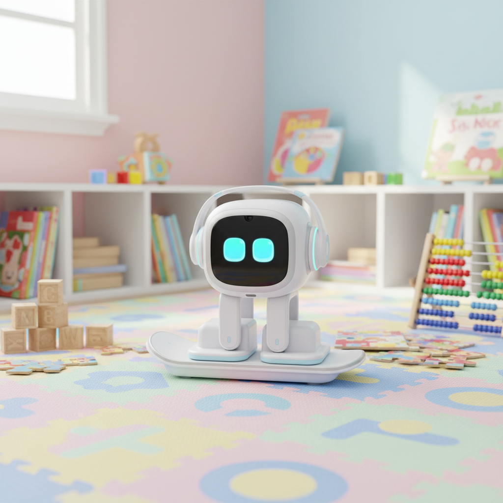 Ai Desk Robot Companion Emo Smart Pet Commercial App Control