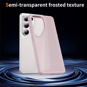 Funda Protectora para Teléfono Samsung Galaxy S26 S25 S24 Ultra, con Parte Trasera de Acrílico Translúcido Esmerilado, Protección de Pantalla y Cámara, Bordes Suaves de TPU - Product Image 3