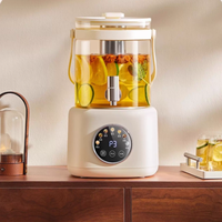 Bouilloire Électrique Multifonctionnelle en Verre pour la Préparation du Thé 1.6-2.0L pour la Maison, le Bureau et l'Extérieur, Idéale pour la Vente en Gros et les Cadeaux