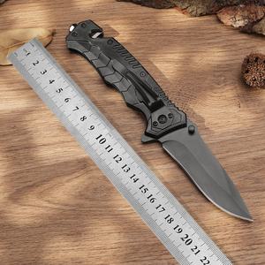 Set di Coltelli Pieghevoli in Acciaio Inox per Campeggio, Strumento Tattico di Sopravvivenza e Autodifesa per Emergenze - Product Image 4