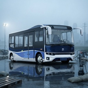 Autobús Eléctrico <span class=keywords><strong>Teng</strong></span> <span class=keywords><strong>Long</strong></span> de 5.9m, 25 Asientos, Transmisión Automática, Volante a la Derecha, Velocidad Máxima de 51-70 km/h, Hecho en China (Hubei) - Product Image 1