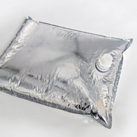 Sac BIB (Bag-in-Box) liquide pour sirop, eau de coco et jus 5kg/10kg/20kg en PE, sac aseptique avec valve, impression en héliogravure, recyclable