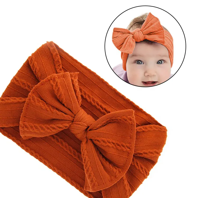 Orange Droid Knot Headband & Scrunchie Set Handmade