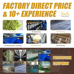 Bâche en PVC industrielle de qualité supérieure, 0,55 mm, poids lourd, imperméable, tissu enduit de PE, tailles standard disponibles - Product Image 6