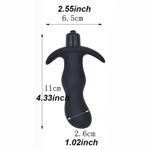 Super forte Silicone impermeabile anale Plug perline pene finto vibratore per maschio femmina potente giocattolo vibrante anale Sex Toys - Product Image 2