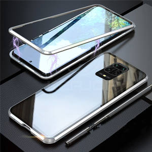 Doppia Faccia di Vetro 360 Pieno Della Copertura Magnetica di Protezione In Metallo Accessori Cassa Del Telefono Mobile Per Xiaomi <span class=keywords><strong>Redmi</strong></span> Nota <span class=keywords><strong>9</strong></span> Pro Max - Product Image 6