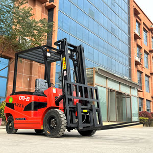 Chianフォークリフト1.5トン2トン3トン高速配送ミニ電気フォークリフトソリッドタイヤバッテリーフォークリフト電気モンタカルガス - Product Image 5