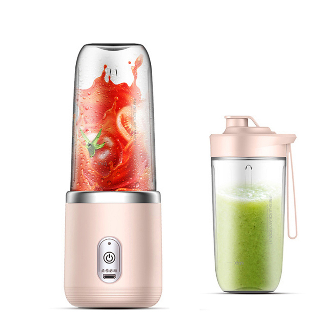 Portable Juicer Blender 400ml Electric Fruit Juicer USB Charging Lemon Orange Fruit Juicing Cup Smoothie Blender Machine