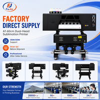 Printer Sublimasi Termal Dual-Head A1 60cm Baru Langsung dari Pabrik, Head XP600/I1600/I3200, Otomatis Penuh, Pencetakan HD Cepat, Garansi 1 Tahun