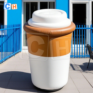 Decoración de taza de café inflable de decoración inflable de cafetería <span class=keywords><strong>gigante</strong></span> personalizada para eventos - Product Image 3