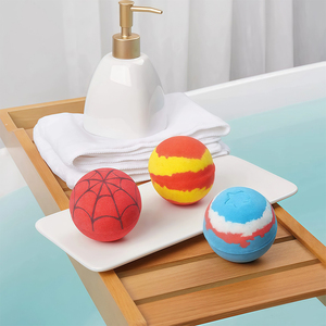 Bombes de <span class=keywords><strong>bain</strong></span> sur le thème du basket-ball du ciel étoilé bio Jouets Cadeaux d'anniversaire pour garçons Mousse riche Odeur charmante Vente en gros <span class=keywords><strong>Bain</strong></span> hydratant - Product Image 3