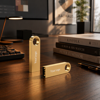 Clés USB 2.0 en métal personnalisées en gros à bas prix, 2 Go-64 Go, garantie 5 ans, marque OEM/ODM, vente en gros