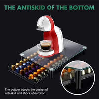 Boîte de rangement en verre pour 60 capsules de café Nespresso, très vendue