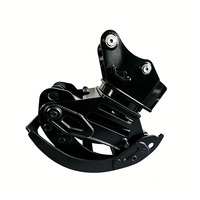 Offre Spéciale Matériel d'Ingénierie et de Construction - Grappin Rotatif Hydraulique pour Bois Q355B en Acier, Grappin à Bois à 360 Degrés pour Forêt
