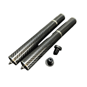 Extensión de Taco de Billar <span class=keywords><strong>HHB</strong></span> Factory de 8 Pulgadas, Fibra de Carbono Negra Brillante, Resistente al Agua, Ligera y Duradera - Product Image 1