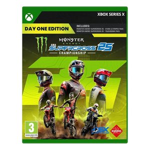 Para Xbox Series Monster Energy Supercross 25 Day One Edition PEGI 3+ Edición del Día de Lanzamiento Software de Juego Edad 3+ 1153952 - Product Image 1
