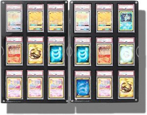 กรอบโฟมสำหรับจัดแสดงการ์ดเกรด PSA แบบแขวนผนัง สำหรับใส่การ์ด 9 แผ่น (รวม 18 แผ่น) สำหรับการ์ดเบสบอล ฟุตบอล และการ์ดสะสมกีฬา - Product Image 1