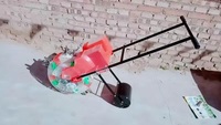 Mini équipement de semis et de plantation manuel pour maïs arachides soja sorgho semoir 2-en-1 engrais planteur Machine