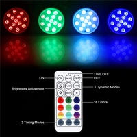 Mini batterie magnétique submersible intelligente IP68 LED, télécommande RF, étanche, pour piscine, réservoir de poissons
