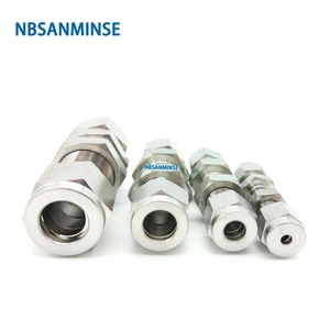 Conector Recto de Compresión de Acero Inoxidable Tipo 316 NBSANMINSE BU, Conexión a Placa, Alta Presión 3000PSI, para Plomería de Agua - Product Image 4
