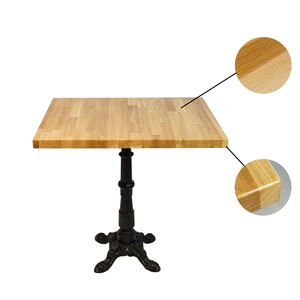 מסעדה התאמה אישית של גודל לבן אלון לוח עץ מלא עבור בלוק קצבים משטח שולחן עץ מלא ריהוט OEM/ODM - Product Image 2