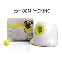 Lanceur de tennis pas réglable balle automatique Machine balle lancer interactif chien marche artefact chien accessoires