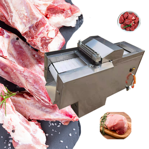 Máquina Cortadora de Carne de Alta Calidad, Cortadora de Carne de Cabra y Res en Cubos, Máquina Cortadora de Huesos y Carne, Máquina Cortadora de Carne de Cerdo Congelada con Hueso, Precio - Product Image 1