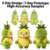 WEIMEI Fabricants de poupées personnalisées ODM Porte-clés Jouets en peluche personnalisés en forme de fruits de dessin animé Logo Cadeau Décoration Coton & PVC