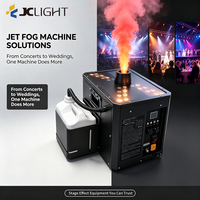 Machine à fumée à colonne d'air LED RGB ambre 3700W, étanche IPX3, jet de 15m, télécommande DMX512, jet de brouillard de scène pour mariage et concert