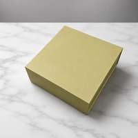 Boîte cadeau personnalisée de luxe écologique en papier kraft avec insert en carton personnalisé pour l'emballage d'électronique, de bijoux et de cosmétiques