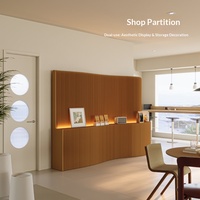 Vente directe usine – Écran de rangement lumineux pliable et extensible, cloison de bureau à domicile, cloison de rangement mobile en papier