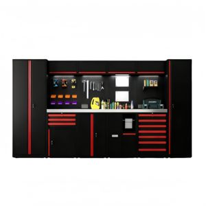 <span class=keywords><strong>ตู้</strong></span>เก็บเครื่องมือแบบรวมสำหรับโรงรถ <span class=keywords><strong>ตู้</strong></span>เครื่องมือสำหรับงานหนัก โต๊ะทำงานโลหะสำหรับโรงงาน โต๊ะเครื่องมือแบบเคลื่อนที่ รถเข็นเครื่องมือสำหรับงานเชื่อมเคลือบด้วยผง - Product Image 1